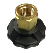 CGA-347 Brass Handwheel Plastic Grip 3001PSI to 5,500PSI